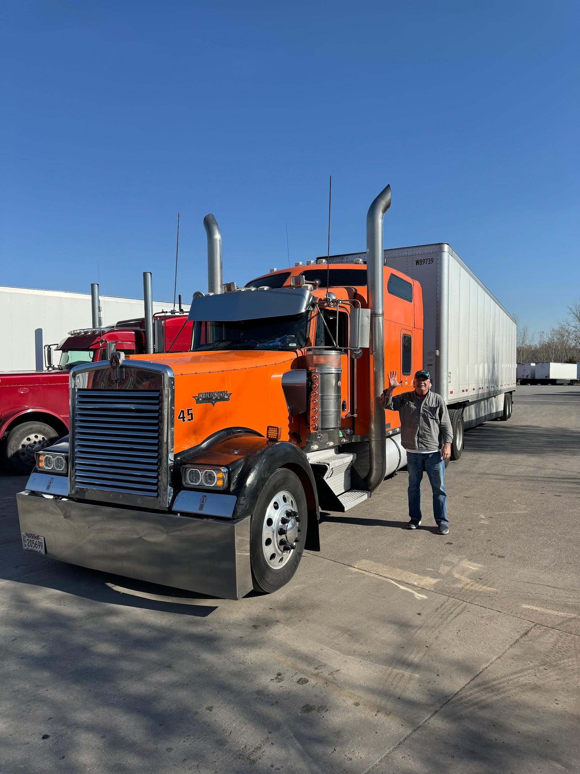 Refrigerated transport truck